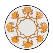 Pinto Paris Jaipur Dessert Plate - Orange
